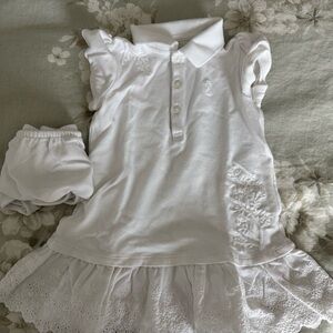 Polo by Ralph Lauren White Casual Dress